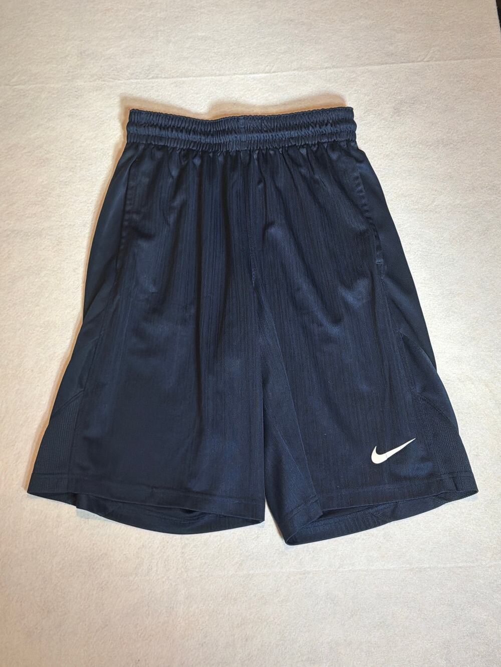 Nike Men's Navy Blue Athletic Basketball Gym Training Shorts Size Medium